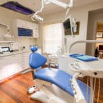 Dental Chair and White Cabinet — Dental Care in Mittagong, NSW
