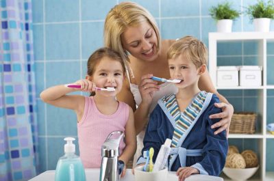 Daily Hygiene By Brushing Teeth